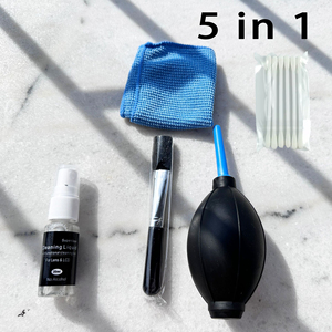 Kính DSLR Ống kính máy ảnh Cleaner chuyên nghiệp kỹ thuật số điện thoại di động 5 trong 1 máy ảnh công cụ làm sạch <span class=keywords><strong>Kit</strong></span> cho Sony Canon - Product Image 2