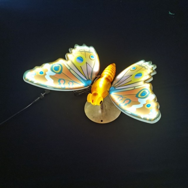 Waterproof IP65 Christmas Dynamic Wings butterfly 3D Motif Lights Acrylic butterfly Led Light Decoration