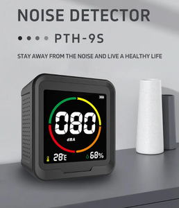 Industrial Digital LCD Sound <span class=keywords><strong>Level</strong></span> Medidor 30-130dB Noise Monitoring <span class=keywords><strong>Tester</strong></span> com Alarme e Gás Analyzer para Monóxido de Carbono - Product Image 2