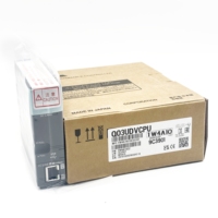 Contrôleur dédié QO3UDVCPU de qualité supérieure, module CPU haute vitesse, 8 entrées/sorties, interface CC-Link, mémoire flash multi-tension, 1 contrôle