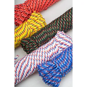 Diamond Braided PP Rope Utility Rope For Flag Pole Tie Pull Knot Camping Use