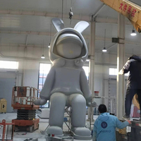 D209 Premium Kwaliteit Ambachtelijke Sculptuur Fiberglass Harsen Op Maat Gemaakt Mascot Figuur voor Buitenlandschap Decoratie Duurzame Kwaliteit