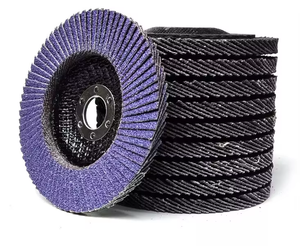 4-1/2 "x 7/8" mà<span class=keywords><strong>u</strong></span> tím mài mòn gốm Flap đĩa 40 <span class=keywords><strong>60</strong></span> 80 120 Grit Mài bánh xe T29 115x22mm Flap bánh xe cho meatal đánh bóng - Product Image 5