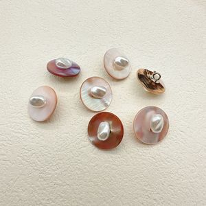 Tùy Chỉnh Chất Lượng Cao Trắng Ngọc Trai Nút Hình Dạng Không Thường Xuyên Tự Nhiên Vỏ Với Hạt Cho Áo Khoác Áo Len Quần Áo Trang Trí - Product Image 4