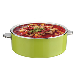 Green Stainless Steel Stock Pot <b>With</b> <b>Lid</b> Dual Handles Cooking <b>Pan</b> Kitchenware - Product Image 5