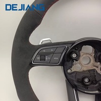 Volant de voiture de style sportif pour Audi A3 A4 A5 A6 A7 S3 S4 S5 S6 S7 Q5 Q7 Q8 A1 S7 Q3, volant en cuir personnalisé
