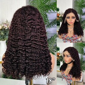 Hot Selling 13*4 Burmese Curly <b>Wig</b> Brazilian Natural Wave Factory Price Virgin PrePlucked Glueless <b>Wig</b> <b>Human</b> Hair <b>Wig</b> - Product Image 3
