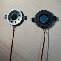 Haut-parleur dynamique miniature 30 mm 8 ohms 0,5 W avec cadre en plastique et oreilles de fixation, fabricant OEM