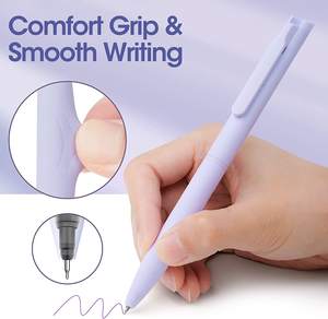 컬러 젤 펜 6색 잉크 빠른 건조 리트랙터블 귀여운 펜 세밀한 펜촉 0.5mm 젤 잉크 펜 부드러운 필기 문구류 - Product Image 4