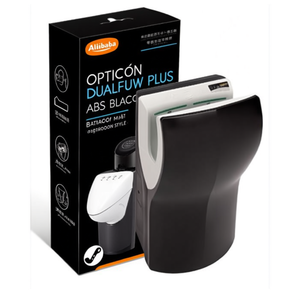 Set Bagno Optico Dualflow Plus ABS Nero M14ab, Elegante Dispenser a Parete in Plastica, Forma Personalizzata - Product Image 2
