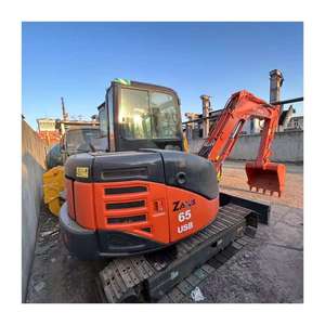 Excavatrice Hitachi ZX65USB d'occasion de 6,35 tonnes, capacité de la benne Yanmar de 0,27 m³, excellente pompe hydraulique et moteur, excavatrice japonaise à prix bas - Product Image 1