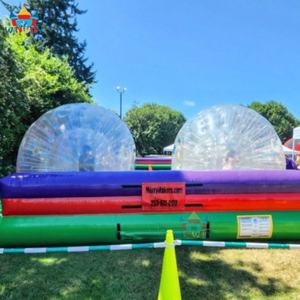 Interactive Inflatable PVC Zorbing Track Two Zorb Balls 10x5m Indoor/Outdoor Commercial Game for Adventure Parks Shopping Malls - Product Image 3