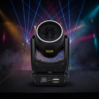 Lumière laser à tête mobile 10W pleine couleur, animation laser RGB, lumière de scène