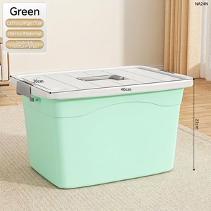 Cajas y Contenedores de Almacenamiento de Plástico PP Resistentes a la Humedad, con Tapas, para Ropa, <span class=keywords><strong>Juguetes</strong></span>, Artículos Diversos y de Uso Diario - Product Image 1