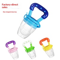 PE Siliconen Baby Bijtring Fruit Voeden Tool Kinderen Bijtring Babyfopspeen Food-Grade BPA Gratis Niet-giftig 0-3 jaar oud
