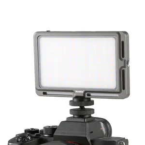 Luz de led para câmera digital, câmera digital, luz de vídeo led portátil, instalação calçada, acessórios para fotografia