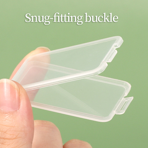 SUNSHING Lightweight Shatter Containers Clear <b>Memory</b> <b>Card</b> Cases Hinged Lid Slim <b>SD</b> <b>Card</b> Package Box for SDHC/SDXC CF TF XD XQD - Product Image 4