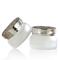 Ensemble de bouteilles de soins de la peau vides de luxe portables de 30ml 50ml 100ml Bouteille de toner de 120ml Pot de crème cosmétique Bouteille de pompe en verre de lotion