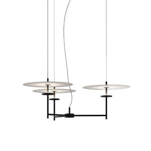 Modern Minimalist Three Head Chandelier <b>Led</b> <b>Lights</b> Round Pendant For Living Room Hotel Villa Clubhouse - Product Image 2