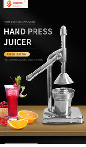 Sap Afzuigmachine Citroen Juicer Citrus Juicer Oranje 2000e 7 Hoge Kwaliteit Commercieel Vers Zwart Set Staal Roestvrij Vermogen - Product Image 5