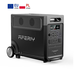 EU Warehouse Fast Shipping AFERIY P310 3600W 3840Wh LiFePO4 <b>Portable</b> Station Expandable 19200Wh <b>Solar</b> <b>Panel</b> Generator APP - Product Image 2