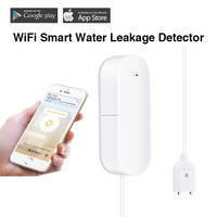 Detector de Fugas de Agua Inteligente Zigbee Tuya, Alimentado por Batería, Alarma de Nivel de Agua, Control por Aplicación, para Hogar, Garaje, Hotel, RV, Uso en EE. UU.