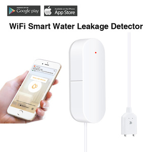Zigbee Tuya Smart Water Leak Detector Battery-Powered Water Level Alarm App <b>Control</b> for Home Garage Hotel RV US Use - Product Image 2