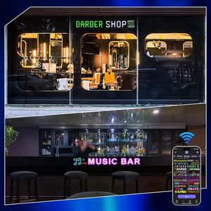 Letrero LED Programable P10 5834x834 con Bluetooth y Aplicación, Pantalla Publicitaria para Interiores, Negocios, Bares y Restaurantes - Product Image 2