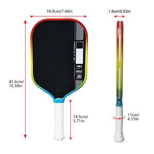 Raquette de pickleball JOL Style T700 en fibre de carbone brute Gen 1 pressée à froid, noyau PP classique approuvé USAPA pour la vente en gros - Product Image 2