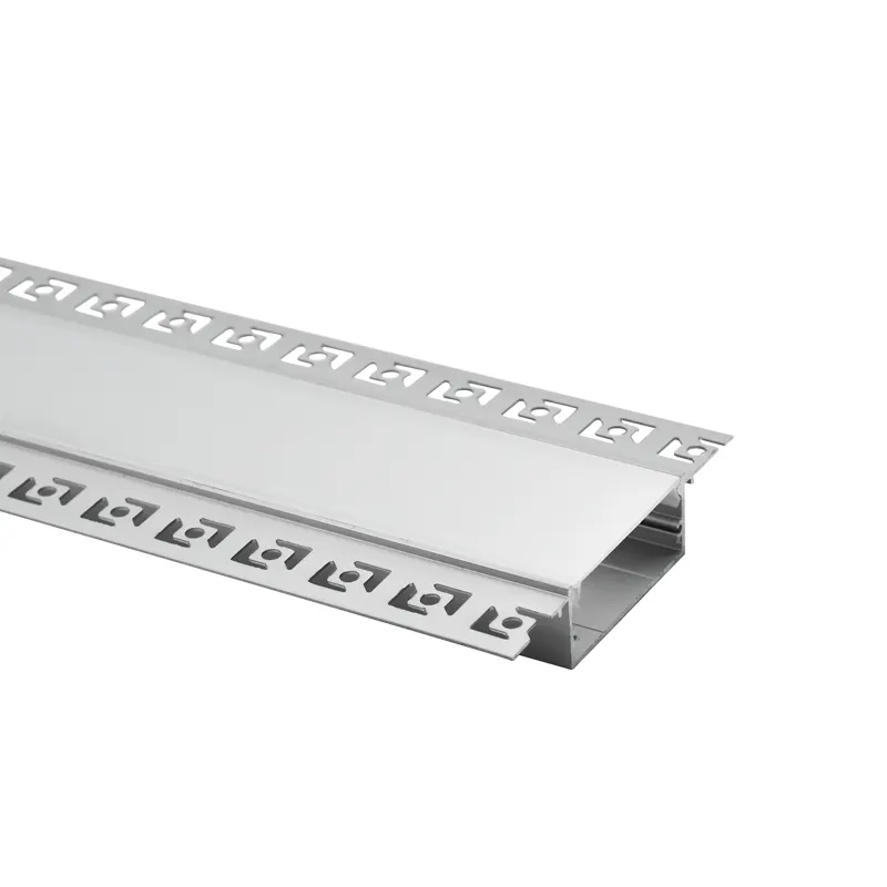 New design recessed rim-less led linear high bay light drywall gypsum led aluminum profile