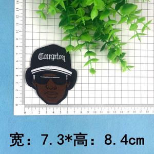 Creative Embroidery Iron on Rock Band Rap Singer Kanye Patch for Diy Decoration - Product Image 4