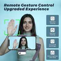 L7Bpro Stabilisateur portable pliable 3-en-1 pour téléphone portable, charge utile 280g, perche à selfie intelligente et trépied – Meilleures ventes