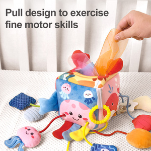 Infant Tissue Box Baby Activity Pull String Hanging <strong>Toy</strong> for Baby Stroller <strong>Car</strong> <strong>Seat</strong> Crib Play Gym - Product Image 2