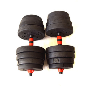 China Cheap Weight Lifting Gym Equipment Eco-friendly Adjustable Gym <b>Dumbbell</b> 15kg Round <b>Dumbbell</b> Set - Product Image 4