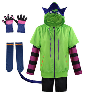 Costume de cosplay Sk8 Miya Chinen Mina, ensemble de sweat-shirt vert, tenue de jeu de rôle d'anime, ensemble complet - Product Image 1