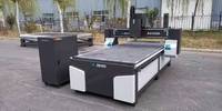 Machine de routeur cnc 1325 avec système de caméra ccd couteau oscillant coupant cnc routeur pour panneau de mousse Kt etc