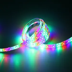 Led strip light 2835 rgb set free shipping Flexible Light Strips 54 LEDs/m With 24key infrared remote control Factory made