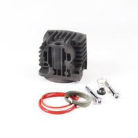Kits de réparation de pompe de suspension pneumatique 4L0698007 Couvercle de cylindre + joint torique de piston pour compresseur de suspension pneumatique Audi Q7 A6C6