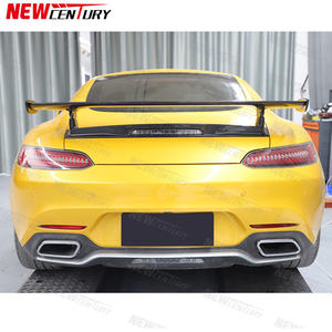 Aile arrière en fibre de carbone sèche GTR modifiée pour Mercedes-Benz <span class=keywords><strong>AMG</strong></span>/GT/<span class=keywords><strong>GTS</strong></span> Aileron arrière en fibre de carbone sèche modifiée - Product Image 2