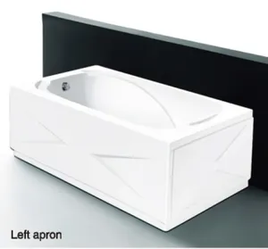 European style white acrylic small whirlpool bathtub