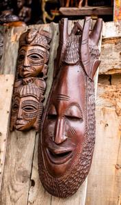 Sculpture en bois artisanale de qualité supérieure du Congo, artisanat traditionnel africain, statue de collection - Product Image 3