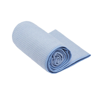 Serviette de yoga OEM/ODM, couleur et logo personnalisés, tapis antidérapant, 100% polyester, sport, musculation, fitness, yoga, exercice
