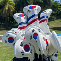 Couvre-têtes de golf Corée Patriotisme Couvre-têtes de golf Ensemble pour couvre-chefs de golf en fer
