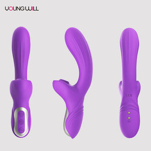 Nuevo Dildo de Doble Acción para Mujeres, Succión Simultánea del Clítoris y Vibración Vaginal, Dildo de Silicona Impermeable y Seguro para el Cuerpo - Product Image 5