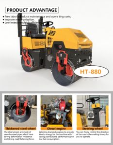 Rouleau vibrant automoteur vibrant électrique pour le compactage de routes de construction - Product Image 6