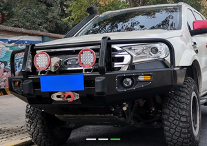 โรงงานผลิตกันชนเหล็กสำหรับรถยนต์ฟอร์ด เอเวอเรสต์ 4x4 พร้อมไฟ LED DRL และช่องใส่ไฟตัดหมอกในตัว <span class=keywords><strong>ราคา</strong></span>ขายส่ง - Product Image 4