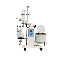 Évaporateurs rotatifs de laboratoire 1L-10L avec roulettes pour un déplacement facile et un nettoyage simplifié, dotés de verre borosilicaté de haute qualité pour la distillation sous vide en R&D