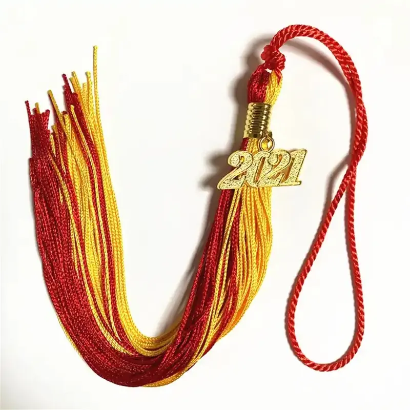 Wholesale In Stock 2023/2024 Graduation Gown and Cap Honor Tassel Charm Tassels for Graduate