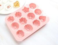 Cetakan Kue Silikon 2D/3D Motif Bunga Fashion Beragam, Anti Lengket, Ramah Lingkungan, Tahan Panas, Dapat Digunakan Kembali