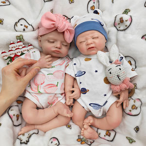 Muñeca Reborn de Silicona de Alta Calidad, Expresiones Faciales Vívidas, Muñecas Recién Nacidas Realistas, Cuerpo Suave, Decoración DIY - Product Image 2